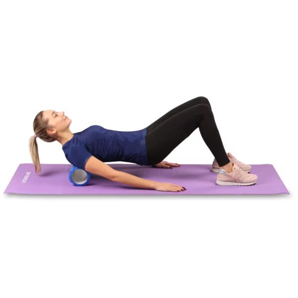 Foam Roller Rodillo de Espuma Redondo para Masajes y Yoga INDIGO 33*14 cm - Imagen 4