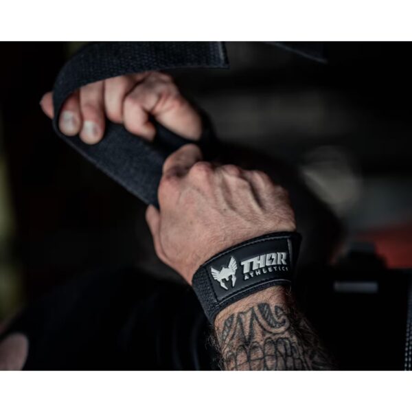Correas de Levantamiento - Correas de Powerlifting - Correas de Deadlift - Negro - Imagen 5